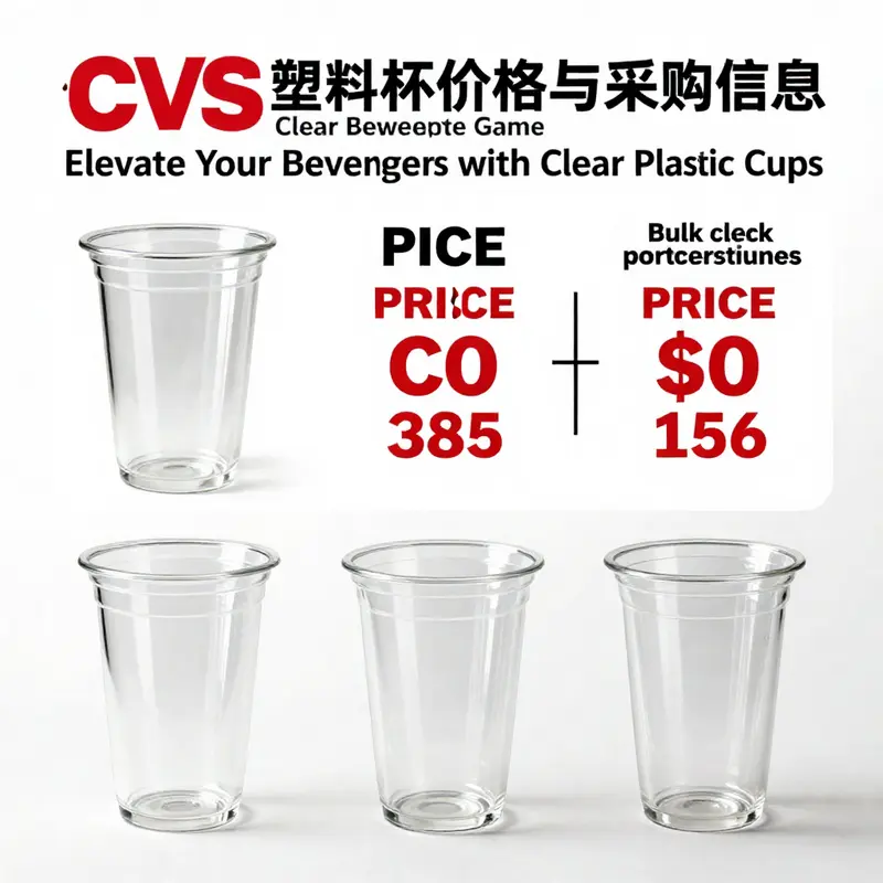 The thriving beverage market utilizing CVS clear plastic cups.