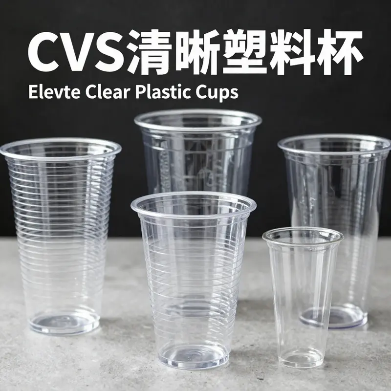The thriving beverage market utilizing CVS clear plastic cups.