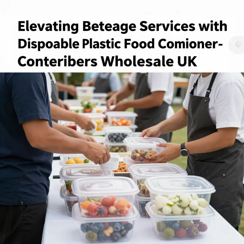 Bulk disposable plastic food containers enhance cost efficiency for busy restaurants.