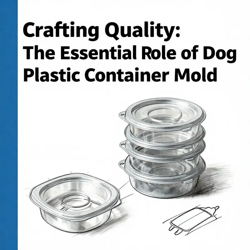 Advanced machinery specializing in dog food container mold manufacturing.