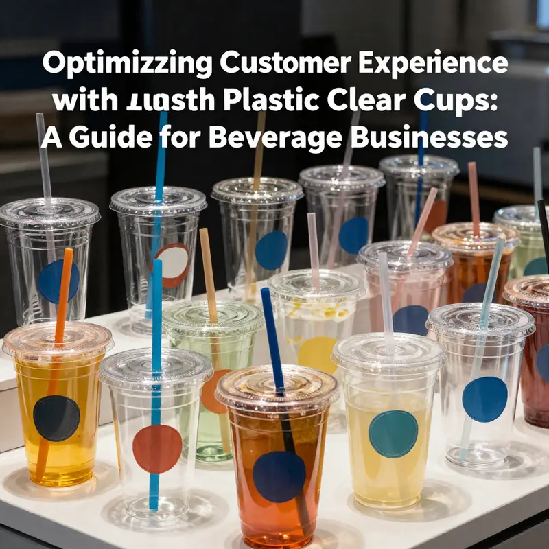 Different materials used in plastic clear cups highlight both aesthetic appeal and eco-friendliness.