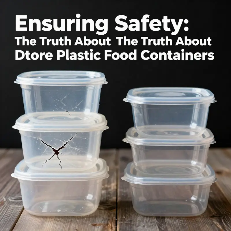 A visual comparison of dollar store plastic containers with food-safe labels.