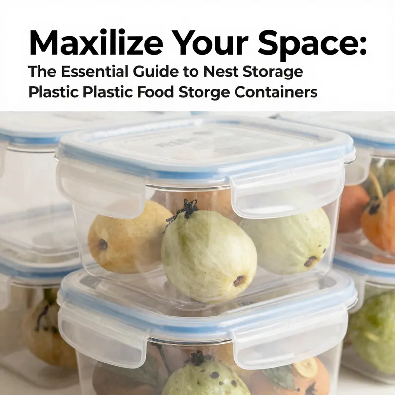 Nest storage containers utilize vertical space efficiently, allowing kitchens to maximize storage.