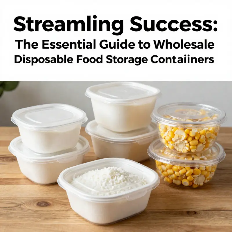 Market dynamics illustrating the rising need for disposable food storage containers in various food service sectors.