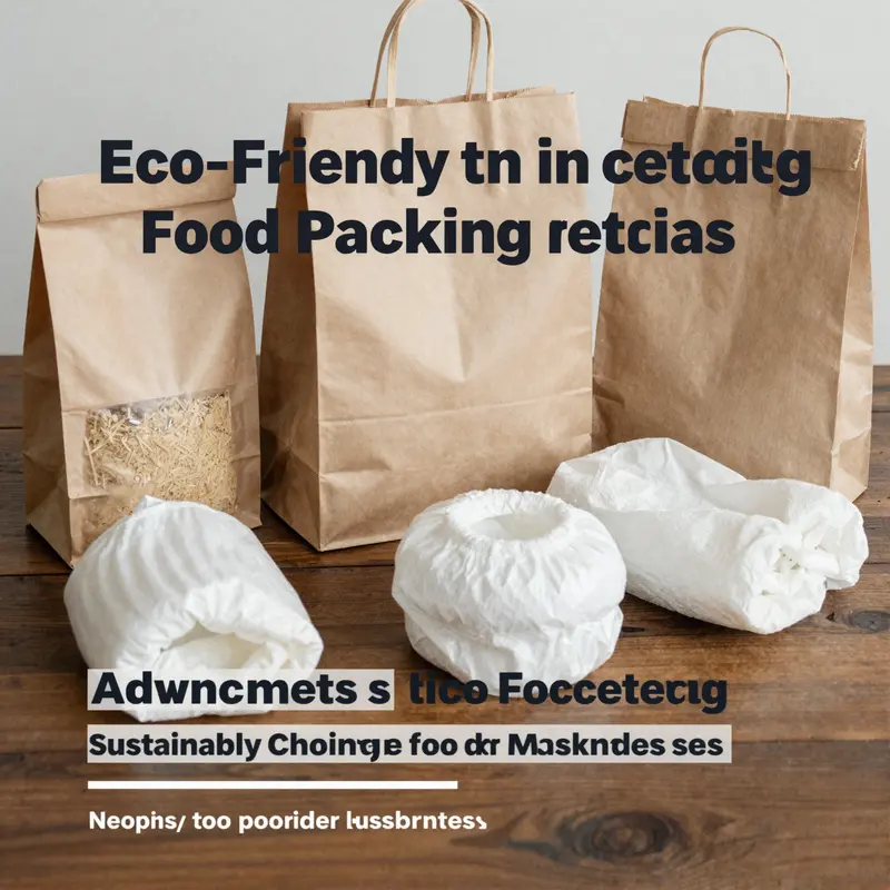 Various eco-friendly food packaging materials showcasing innovative options for businesses.