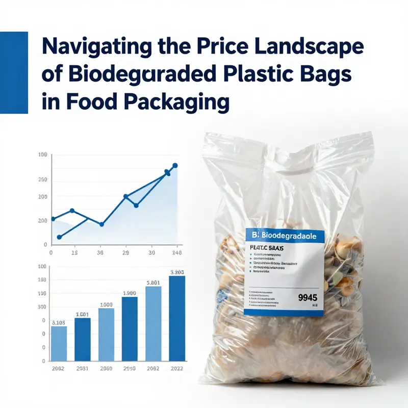 A visual representation of the diverse biodegradable plastic bags available for food packaging, highlighting their competitive pricing.