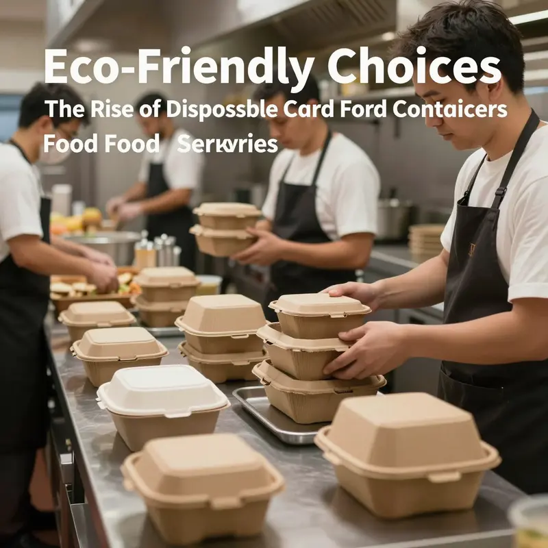 Disposable cardboard food containers embody sustainability with their compostable materials and eco-friendly designs.
