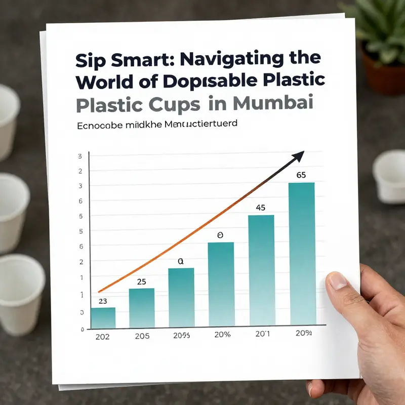 A vibrant overview of Mumbai’s market, showcasing the high demand for disposable plastic products from food and beverage businesses.