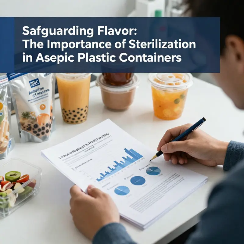 Technicians overseeing the sterilization of plastic containers using approved chemical methods to ensure food safety.