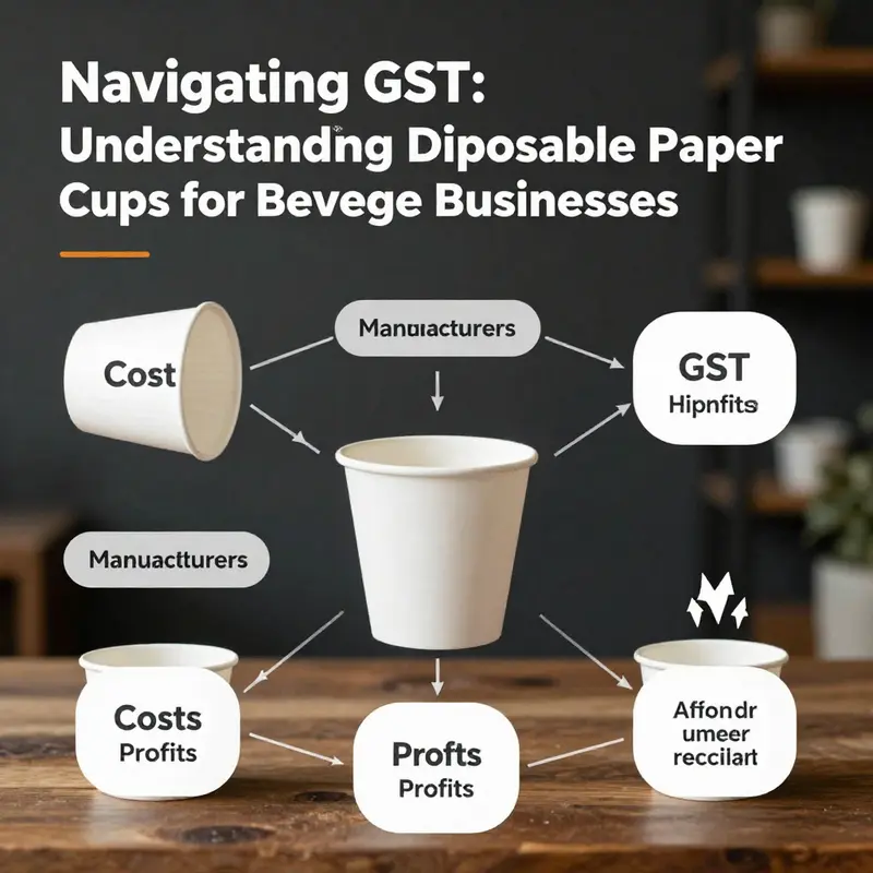 Overview of GST classification and rates for disposable paper cups in India.