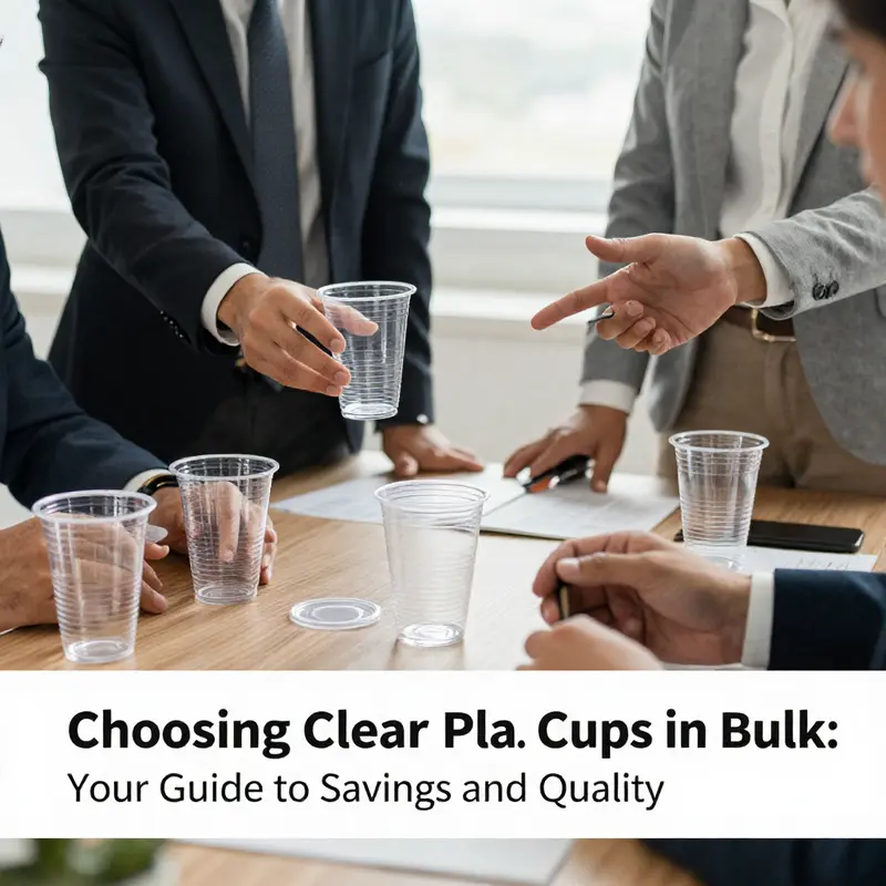 Comparing the features of PET and PP clear plastic cups for informed buying decisions.