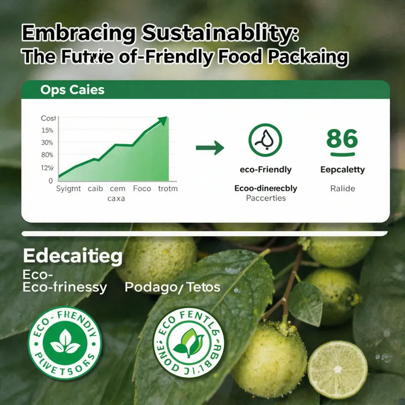 A vibrant assortment of eco-friendly food packaging options highlighting innovative materials.