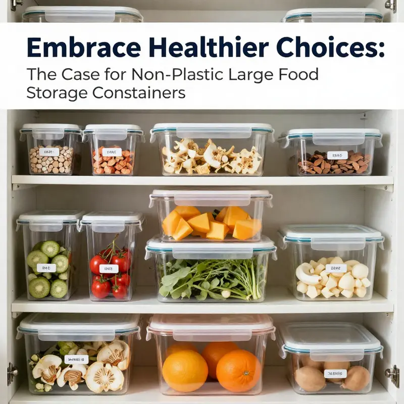 Experience the health benefits of using non-plastic containers in your kitchen.