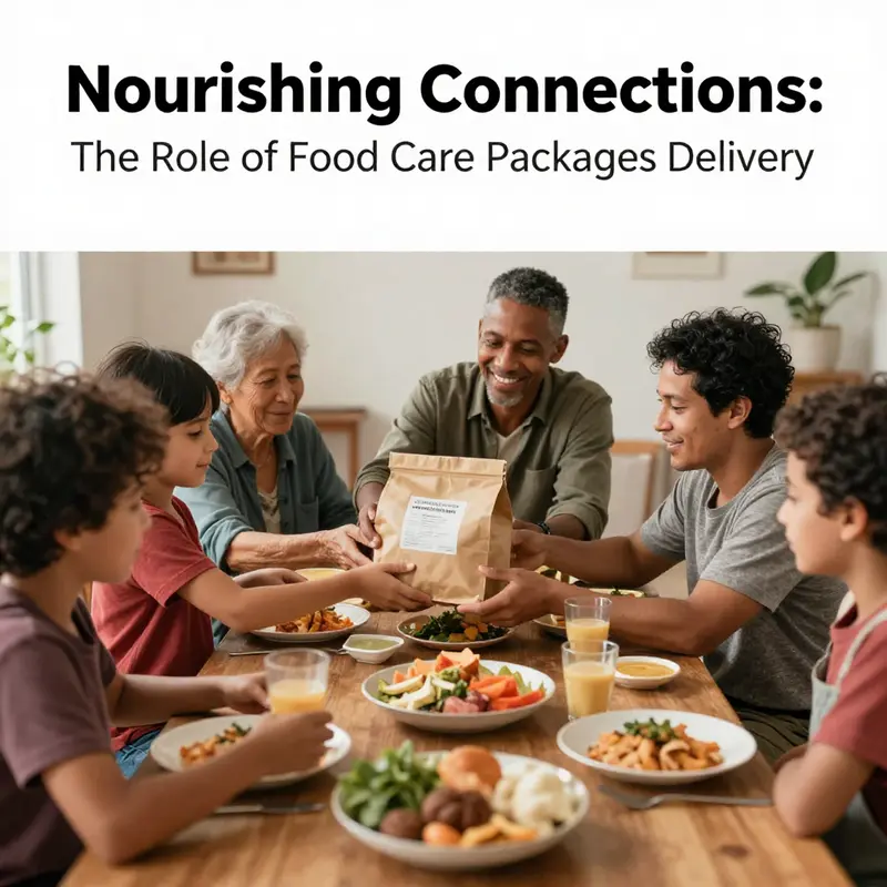 A heartwarming food care package designed to provide comfort during times of need.