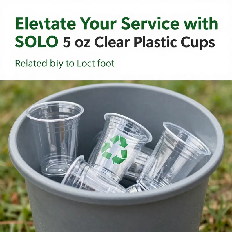 SOLO 5 oz clear plastic cups displaying an assortment of colorful beverages, perfect for any occasion.