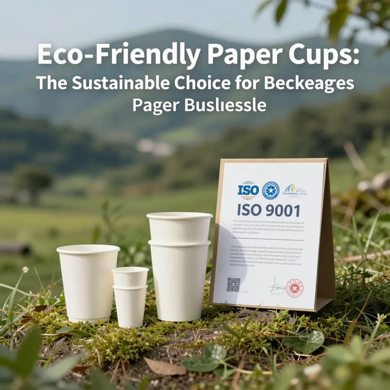 Manufacturing phase highlighting the materials and structures of eco-friendly paper cups.