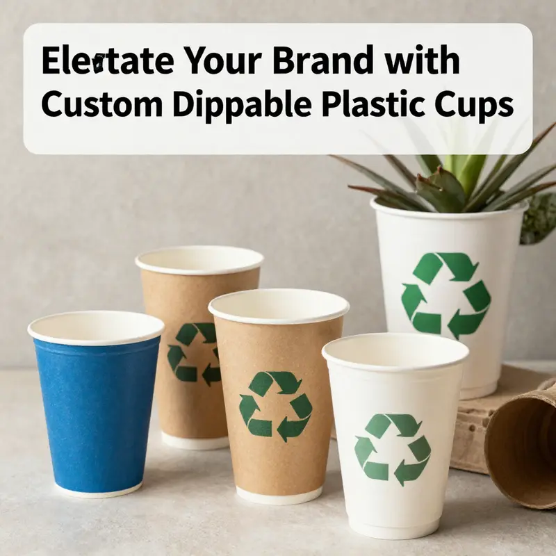 Materials used in custom disposable plastic cups, highlighting their unique properties.