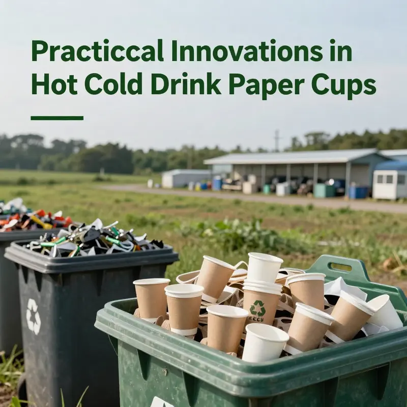 A diverse array of hot cold drink paper cups highlighting new designs and branding possibilities.