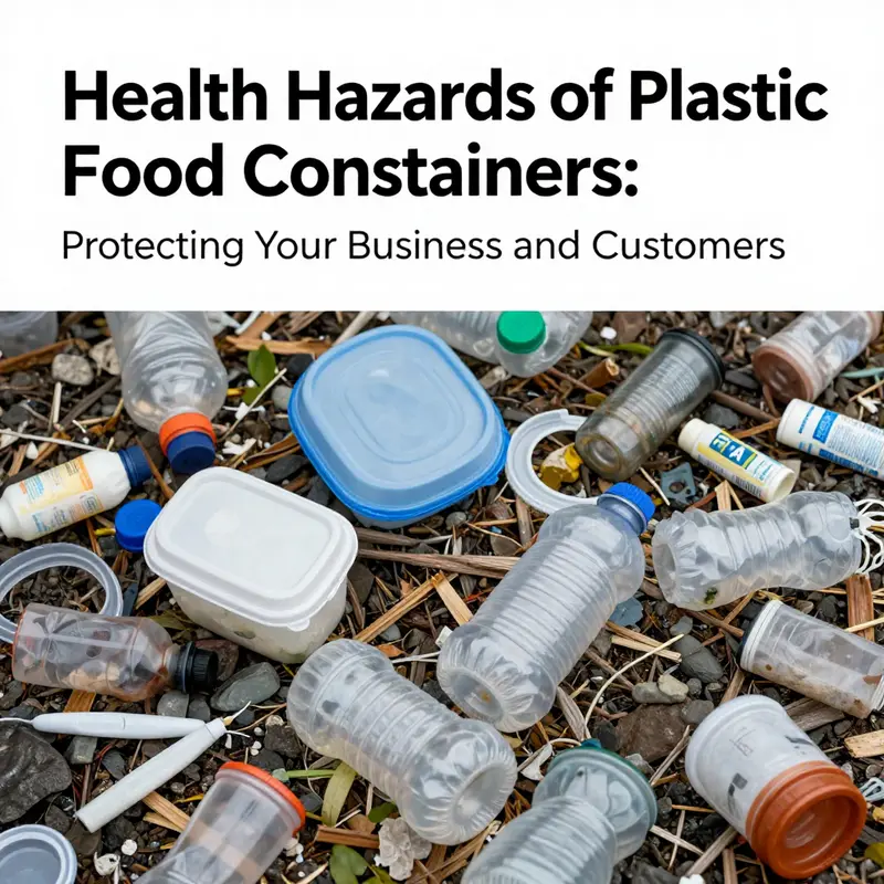 Plastic food containers often contain harmful chemical additives that can leach into food.