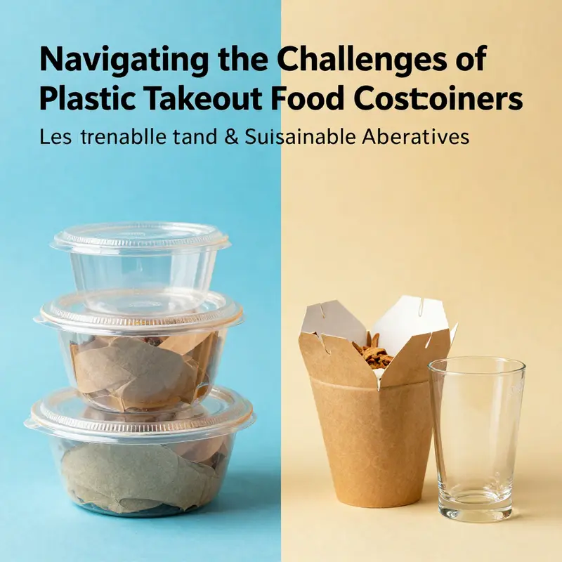Microplastics detected in takeout containers pose health risks when food is consumed from them.
