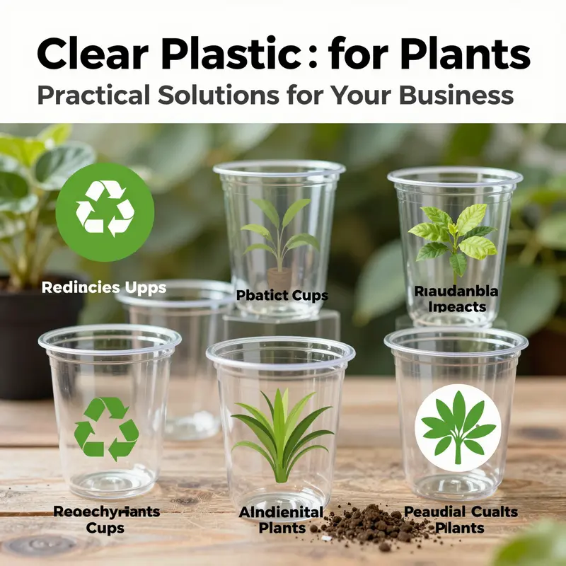 The clear design of plastic cups allows for easy monitoring of plant growth and soil moisture.