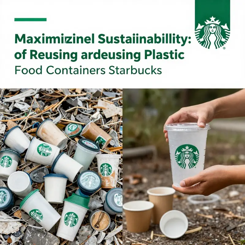 Best practices for washing Starbucks plastic containers to ensure safety and longevity.