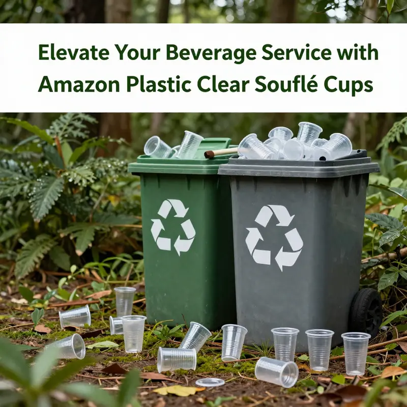 Discover the practical features and bulk packaging of Amazon plastic clear soufflé cups.