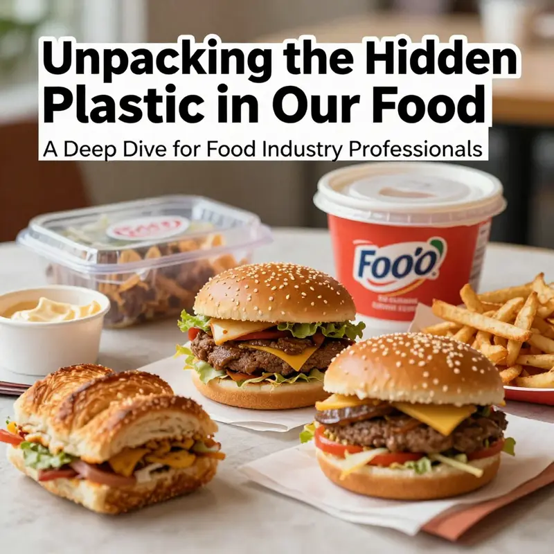 Visible evidence of microplastic contamination in various types of seafood.