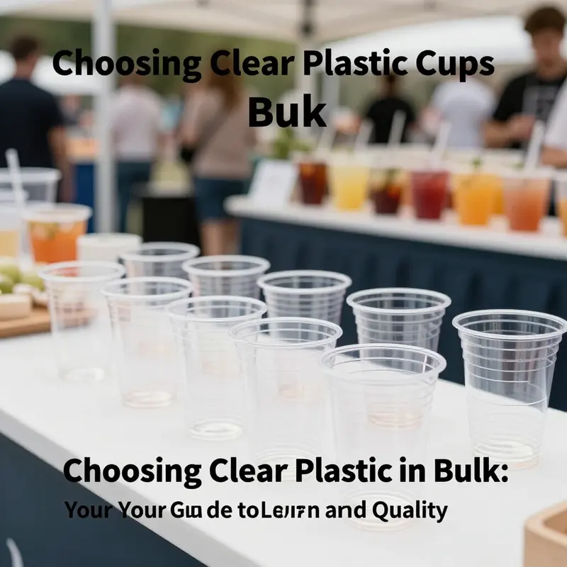 A vibrant event scene where clear plastic cups are being used to serve drinks at a social gathering.