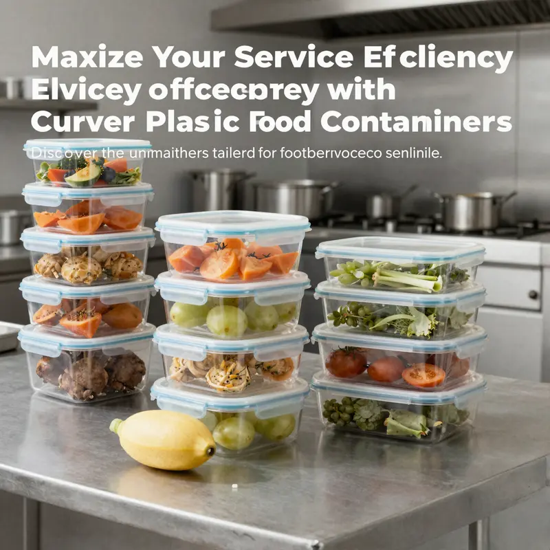Curver plastic food containers in a kitchen setting, filled with diverse foods demonstrating their versatility.
