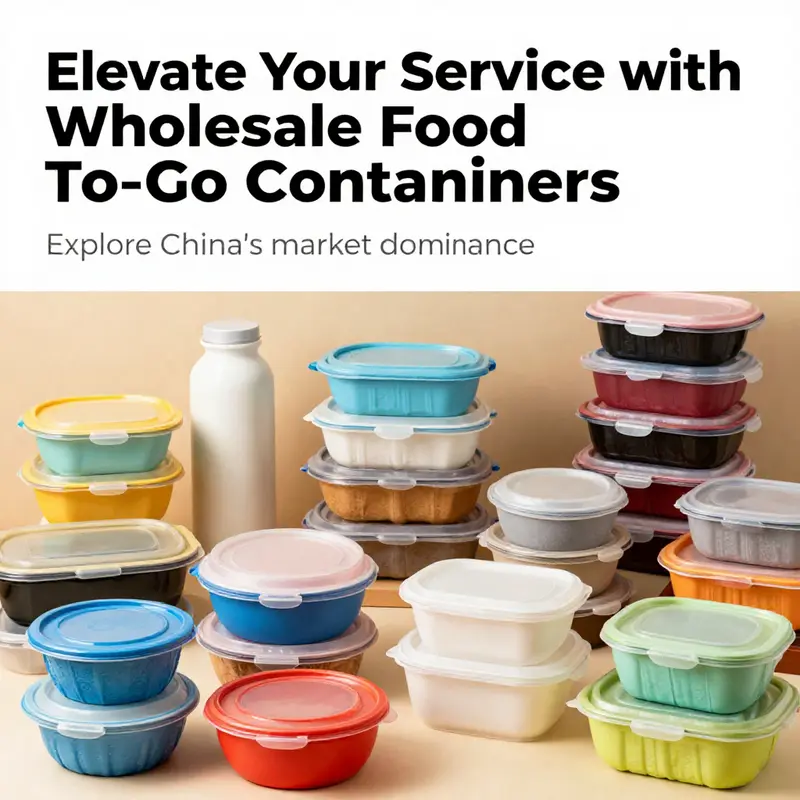 A vibrant assortment of food to-go containers showcasing their colorful designs and practical applications.