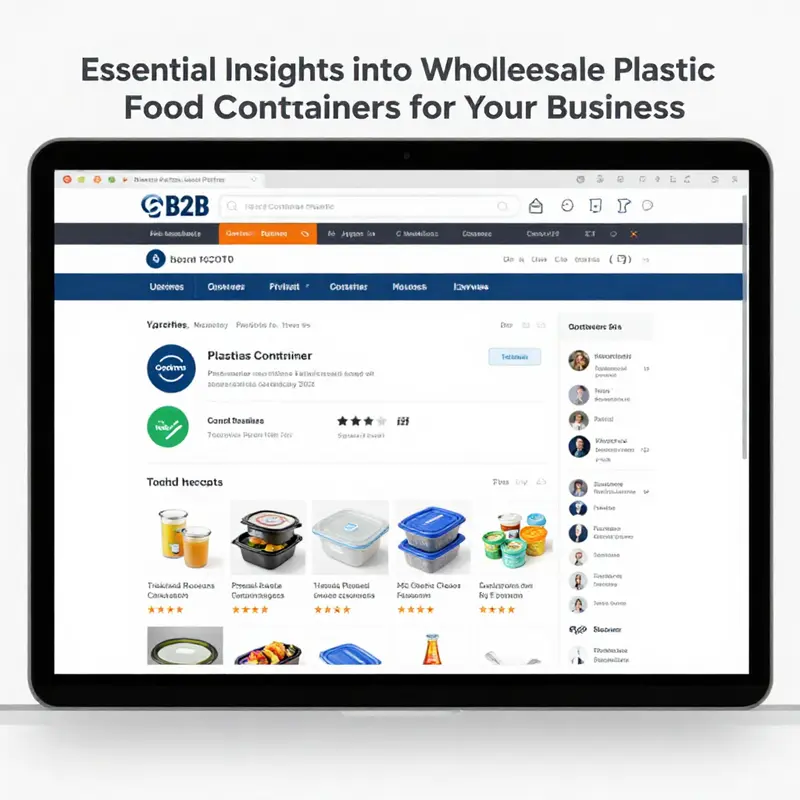 Diverse options of wholesale plastic food containers highlighting customization and bulk purchasing benefits.