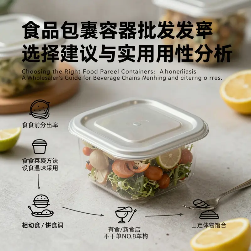 A variety of food parcel containers showcasing different materials and types ideal for wholesale purchase.