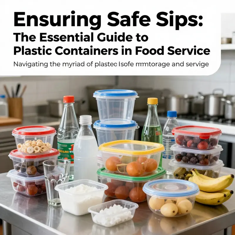 A collection of diverse food packaging materials, emphasizing safety and eco-friendliness in the food service industry.
