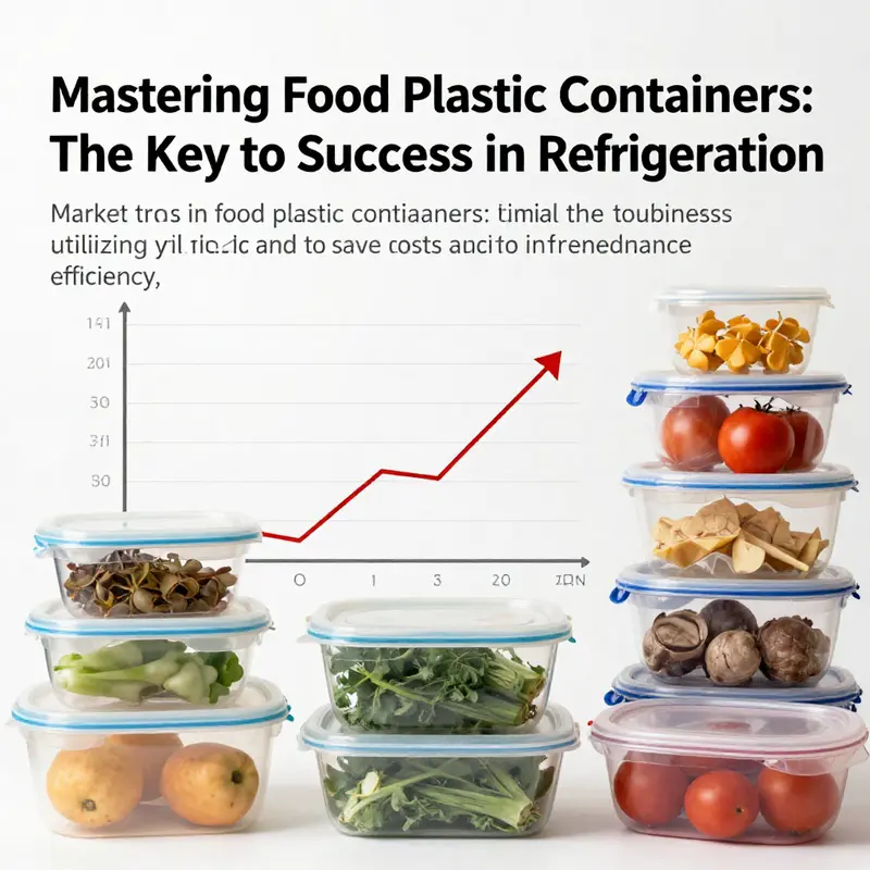 Diverse food plastic containers highlighting safety certifications in a refrigerated environment.
