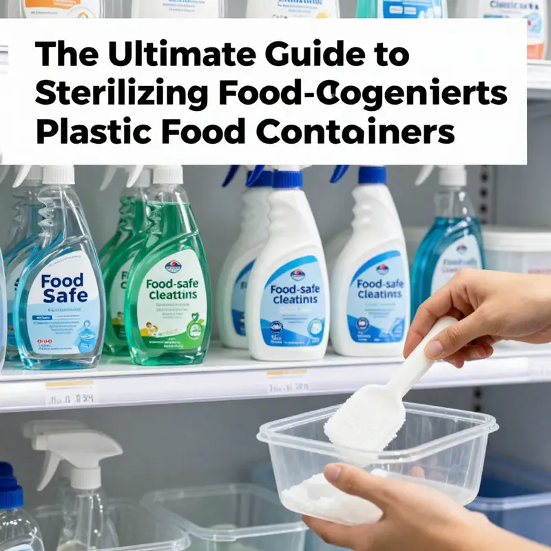 Sterilizing plastic food containers using boiling water, a safe method for heat-resistant materials.