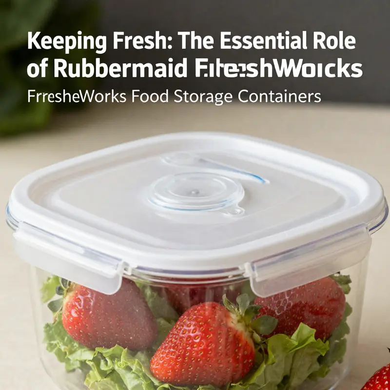 The innovative FreshVent lid technology providing optimal airflow for fresh produce.