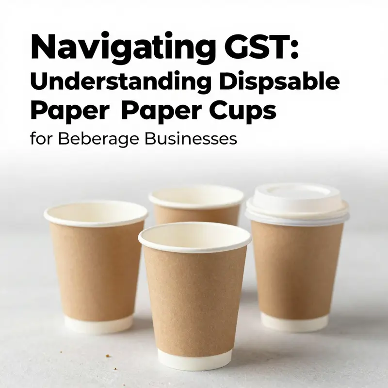 Overview of GST classification and rates for disposable paper cups in India.