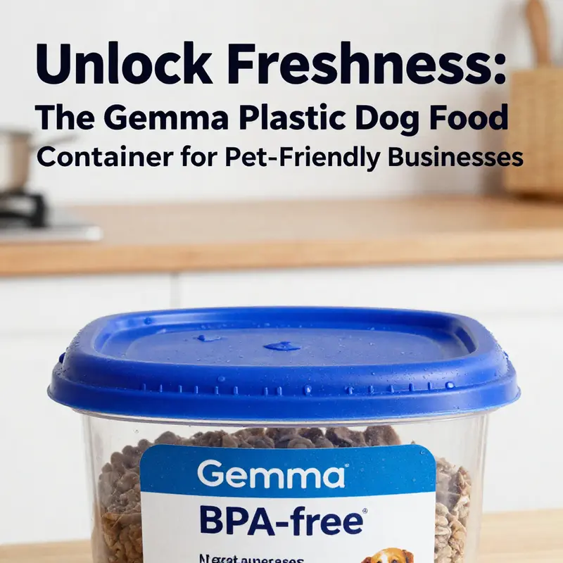 The robust features of the Gamma plastic dog food container reflect its durability and cutting-edge Gamma Seal technology.