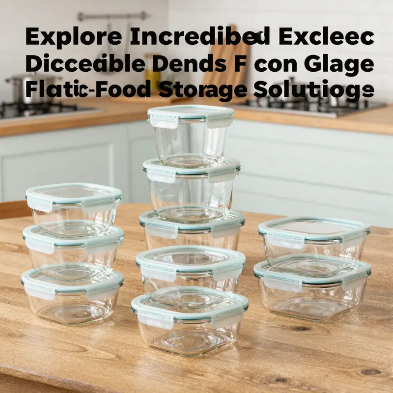 Explore stylish and eco-friendly glass food storage containers suitable for any cuisine.