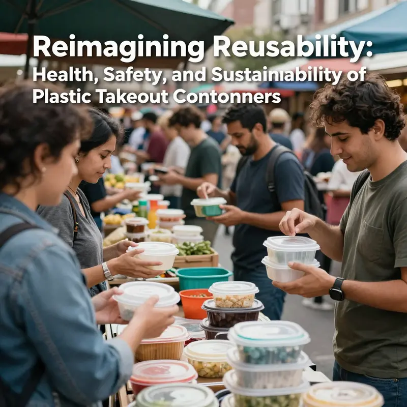 Evaluation of health and safety considerations in reusing plastic takeout containers.