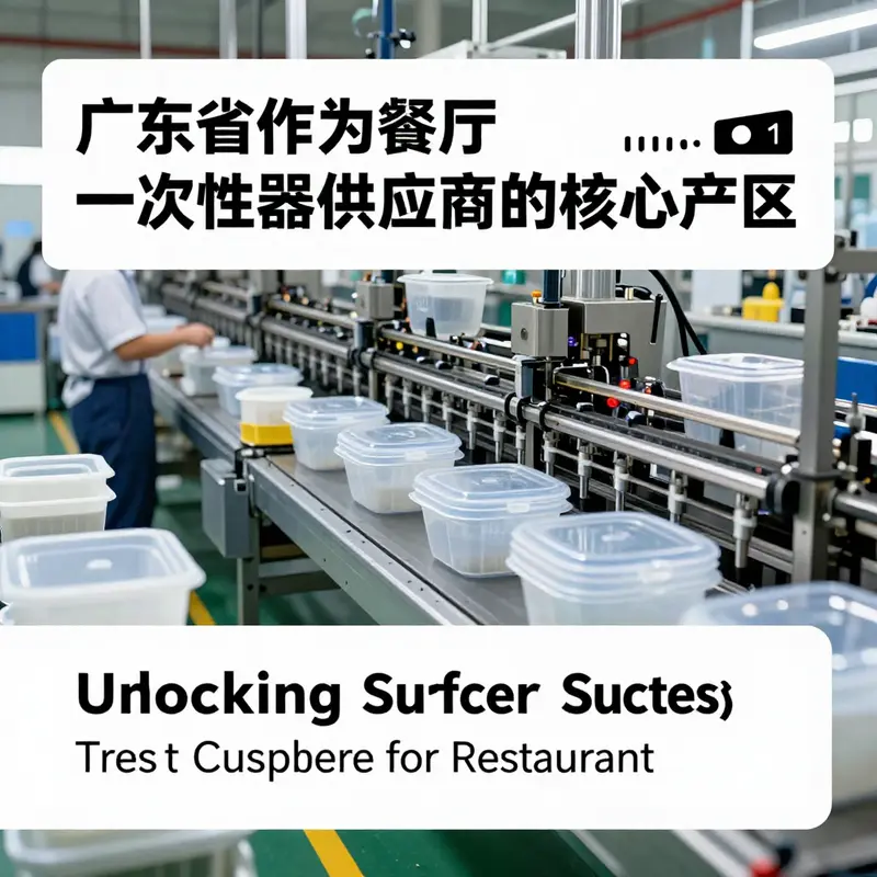 A state-of-the-art facility in Guangdong showcases the production of disposable containers.