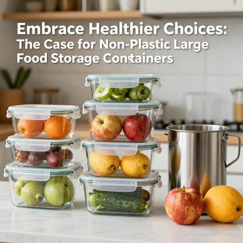Experience the health benefits of using non-plastic containers in your kitchen.