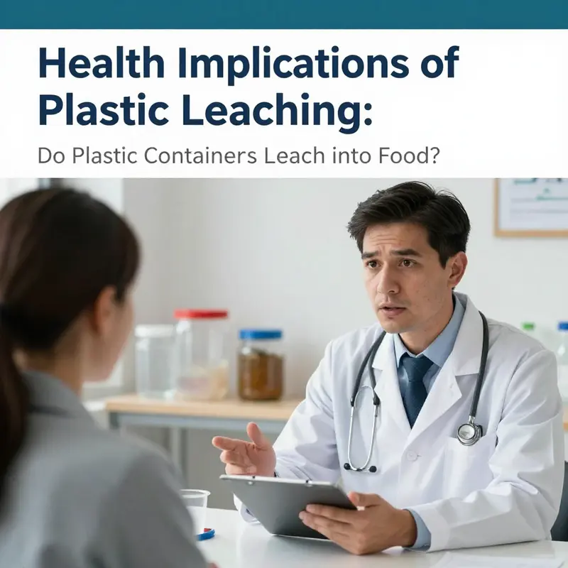 Plastic containers showcasing potential chemical leaching risks compared to safer alternatives.