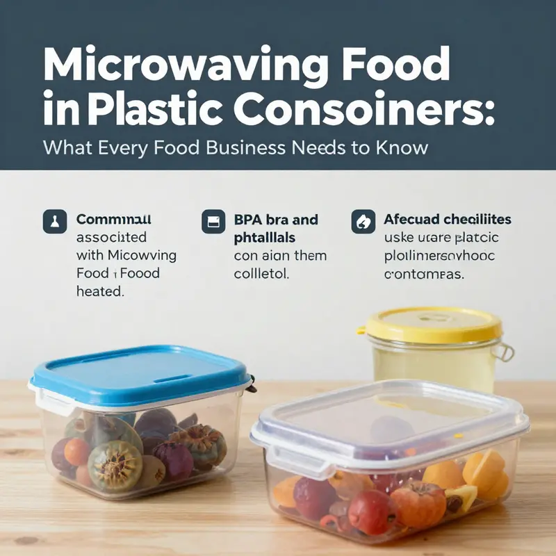 Understanding the safety of plastic containers in microwaving food.