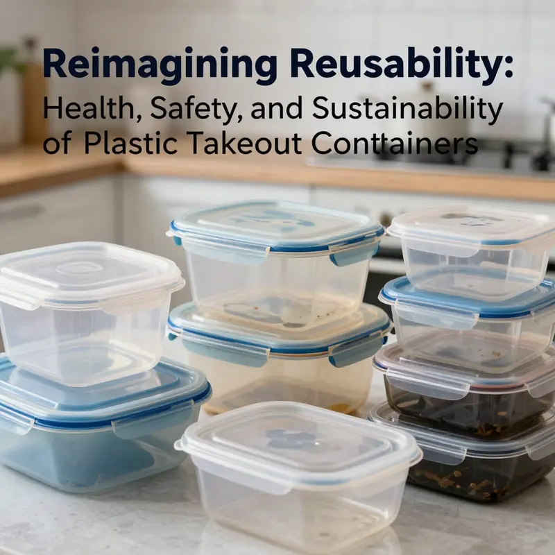 Evaluation of health and safety considerations in reusing plastic takeout containers.