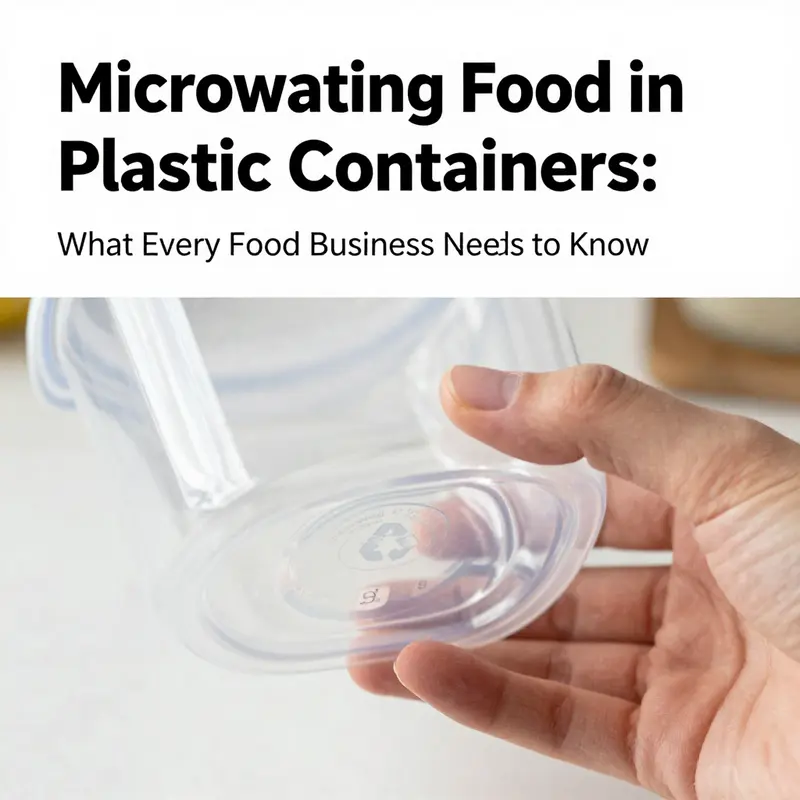 Understanding the safety of plastic containers in microwaving food.