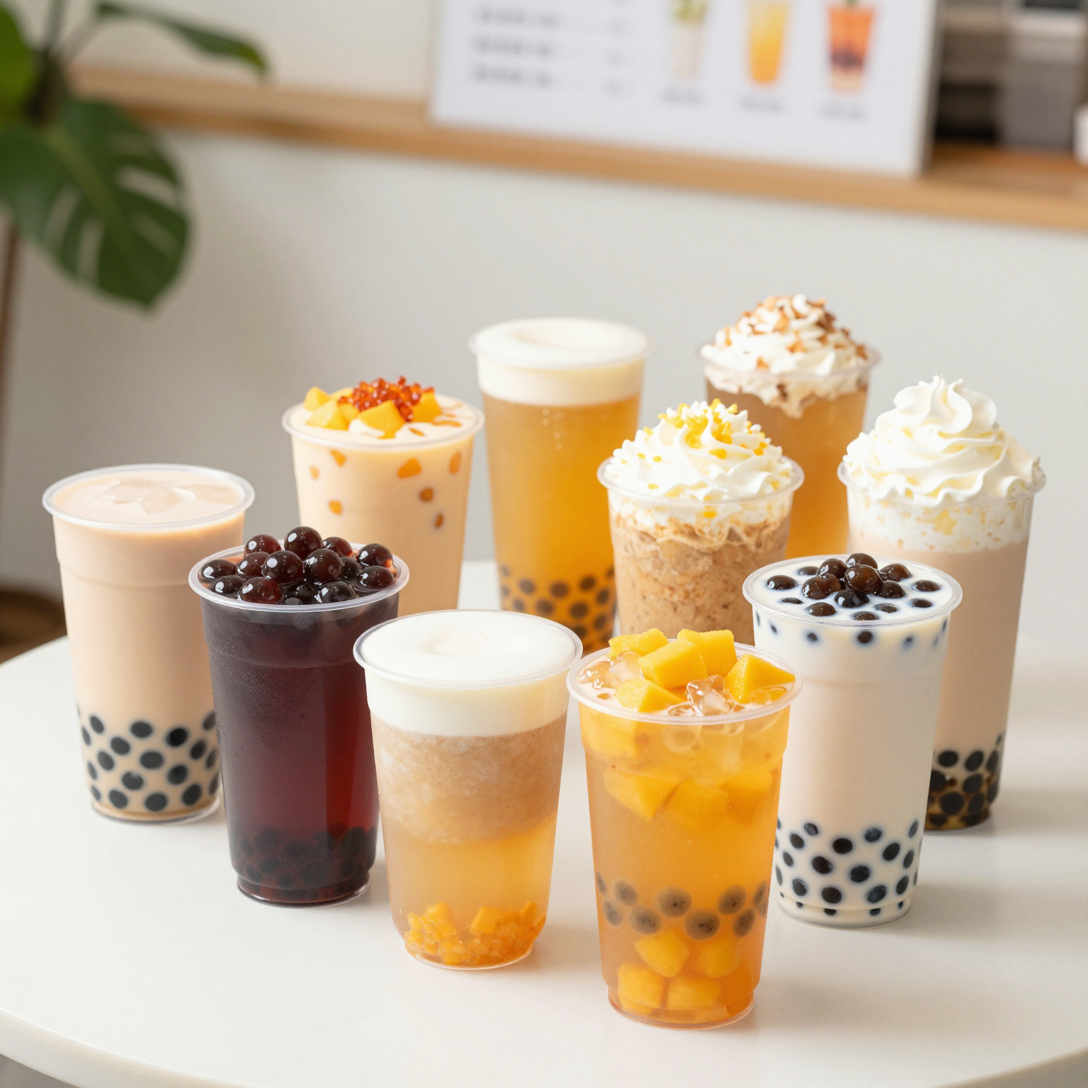 8oz Clear Plastic Cups