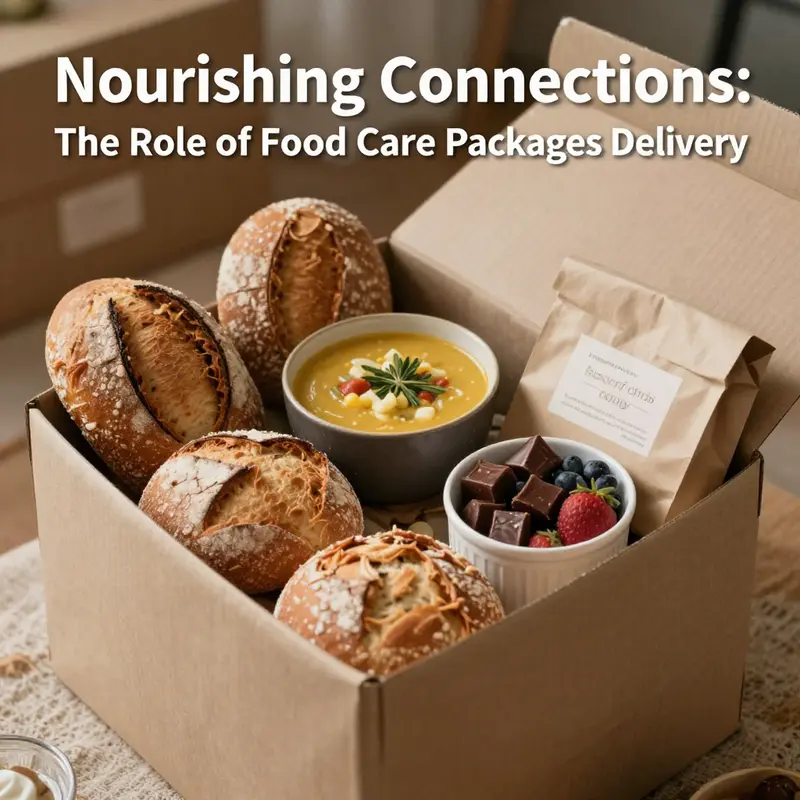 A heartwarming food care package designed to provide comfort during times of need.