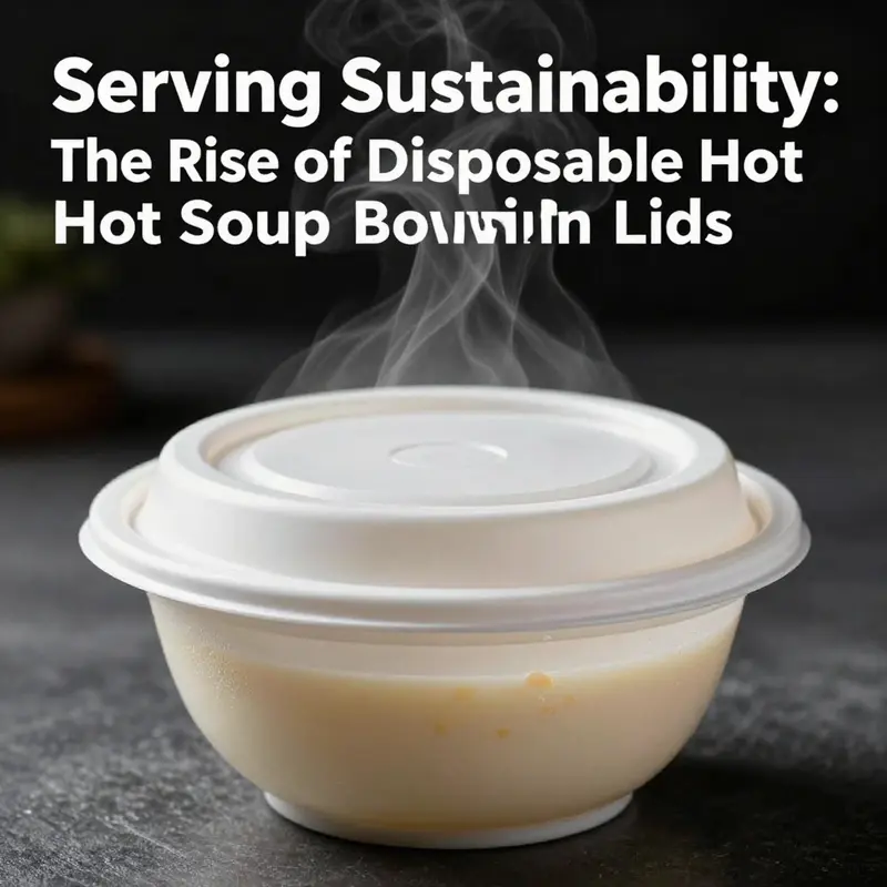 Disposable bowls crafted from biodegradable materials highlighting sustainability.